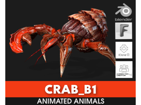 Crab-B1 Modello 3D