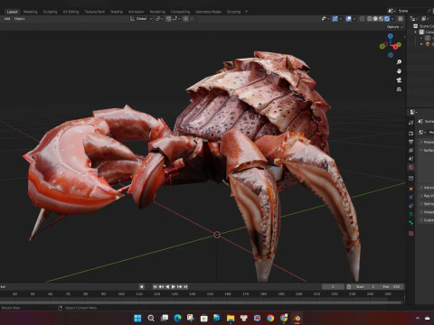 Crab-B1 3D Model
