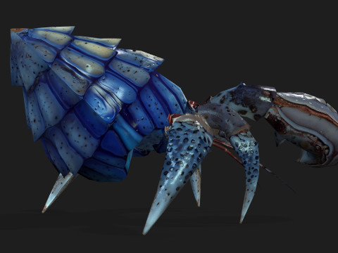 Crab-B3 3D Modell