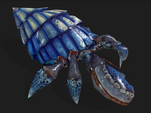 Crab-B3 3D Modell