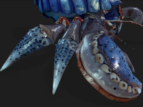Crab-B3 3D Modell