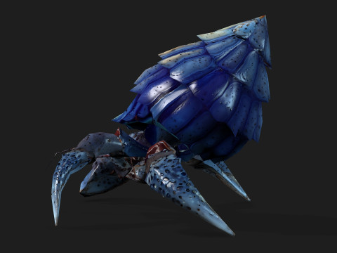 Crab-B3 3D Modell