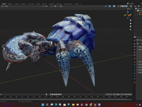 Crab-B3 3D Modell