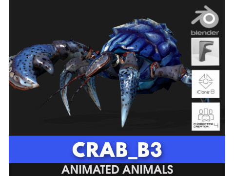 Crab-B3 3D Modell