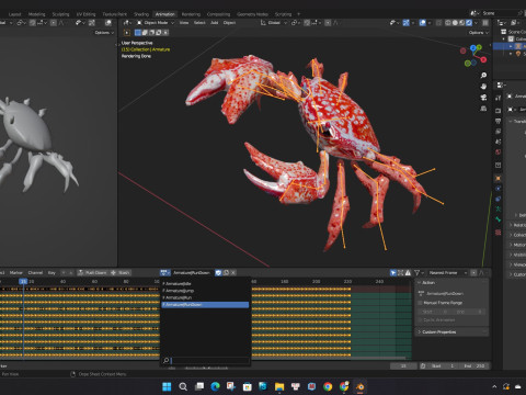 Crab-C1 3D Модель