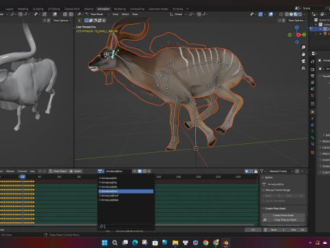 Kudu Model 3D