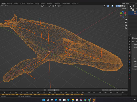 Whale 3Dモデル