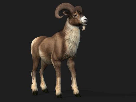 Goat-B1 3D Model