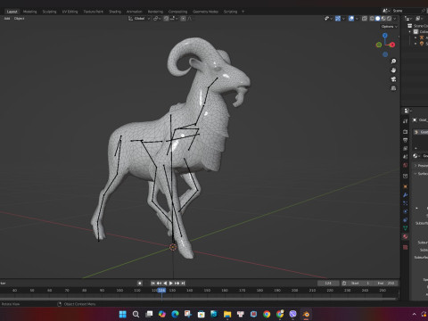 Goat-B1 3D Model