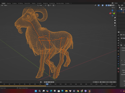 Goat-B1 3D Model