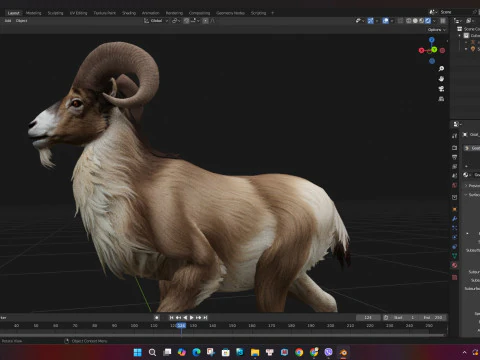 Goat-B1 3D Model