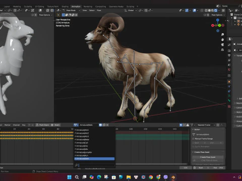 Goat-B1 3D Model