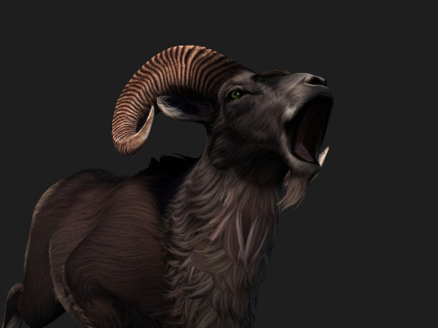 Goat-B2 3D Model