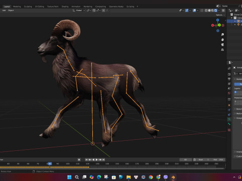 Goat-B2 3D Model