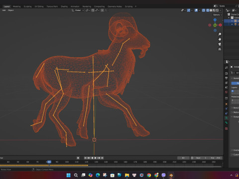 Goat-B2 3D Model