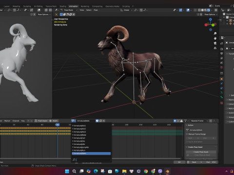 Goat-B2 3D Model