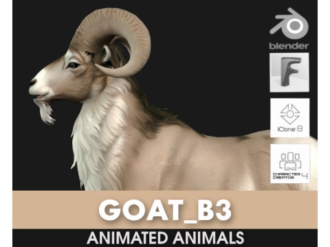 Goat-B3 3D Model