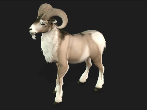Goat-B3 3D Model