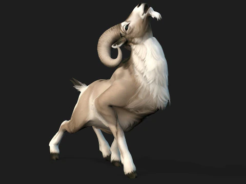 Goat-B3 3D Model