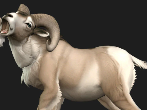 Goat-B3 3D Model