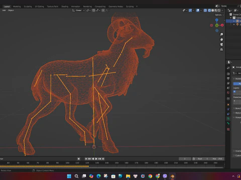 Goat-B3 3D Model