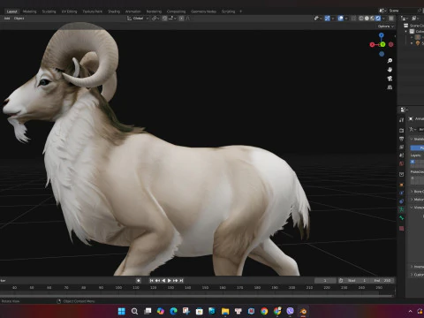 Goat-B3 3D Model