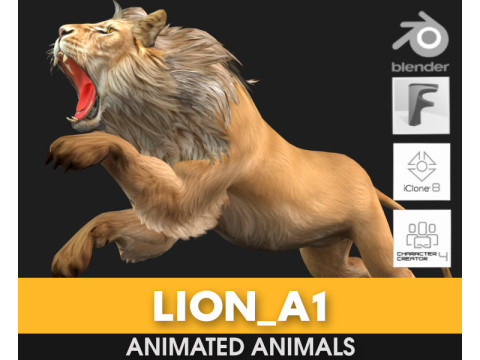 Lion-A1 Modèle 3D