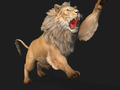 Lion-A1 3D Model
