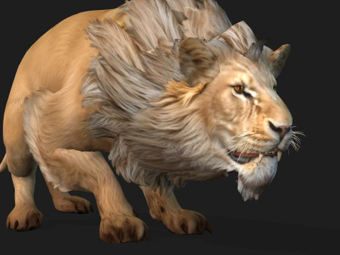 Lion-A1 3D Model