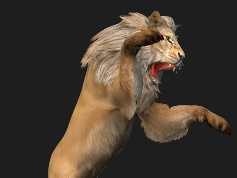 Lion-A1 3D Model