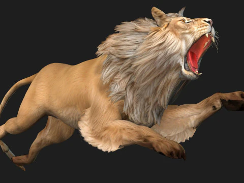 Lion-A1 3D Model