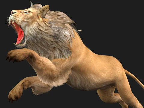 Lion-A1 3D Model