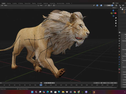 Lion-A1 3D Model