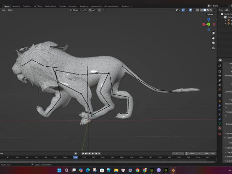 Lion-A1 3D Model