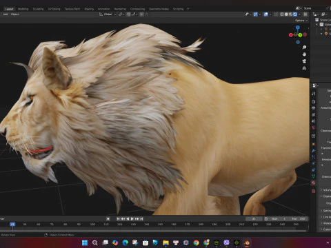 Lion-A1 3D Model