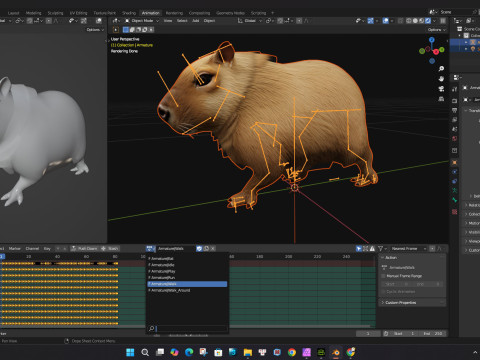 Capybara-A1 3D Model