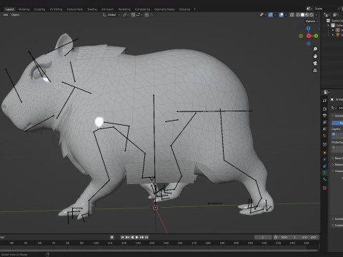 Capibara-A2 Modello 3D