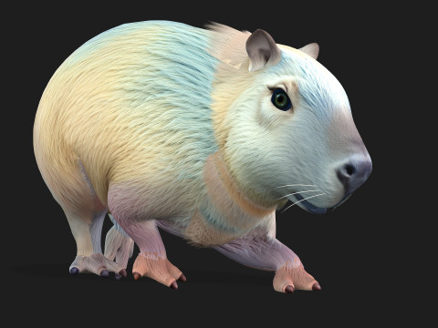Capivara-A4 Modelo 3D
