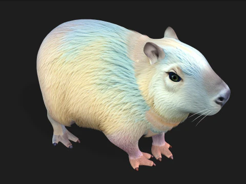 Capybara-A4 3D Model