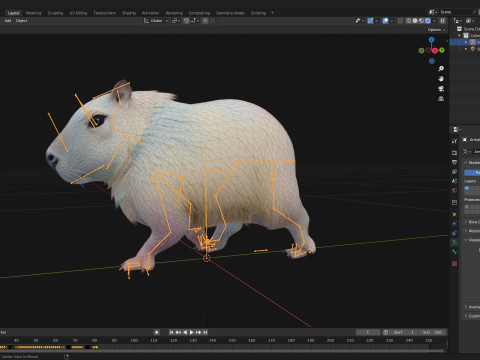 Capivara-A4 Modelo 3D