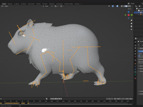 Capivara-A4 Modelo 3D