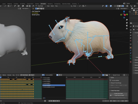 Capivara-A4 Modelo 3D