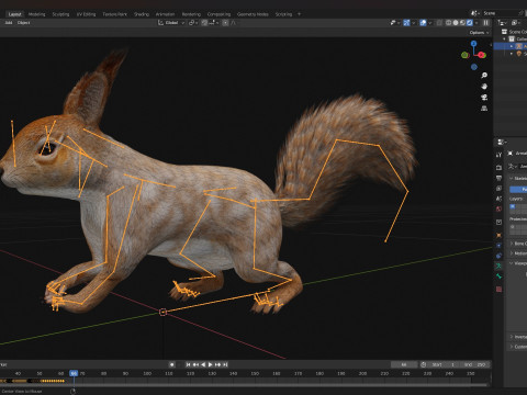 Squirrel-A3 3D Model