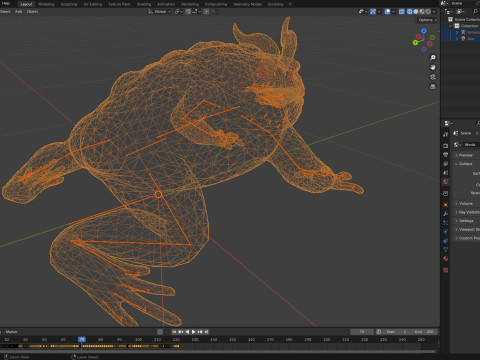Dem&ocirc;nio Giang-19 Modelo 3D