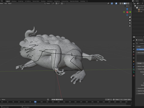 D&eacute;mon Giang-20 Modèle 3D