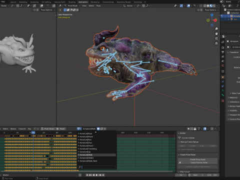 D&eacute;mon Giang-20 Modèle 3D