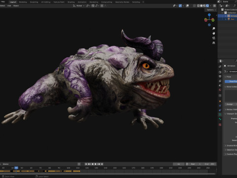 D&eacute;mon Giang-20 Modèle 3D