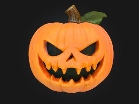 Pumpkin Pack Halloween Set de Calabazas 3D Print Model