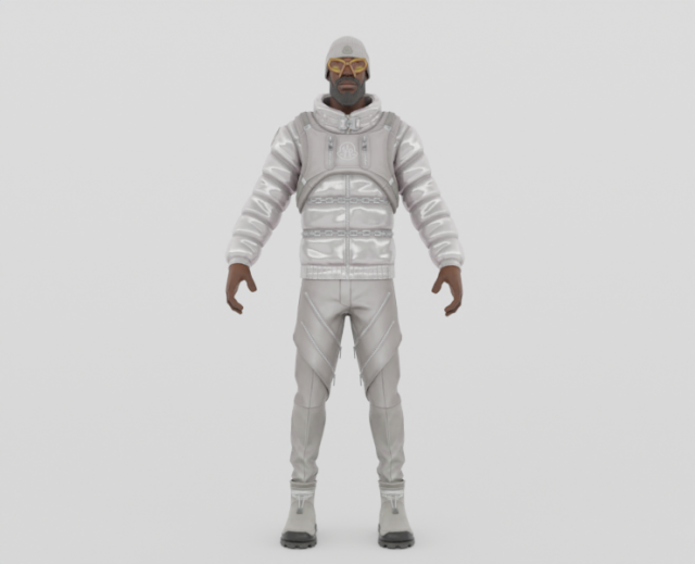 Andre 3D Модель .c4d .max .obj .3ds .fbx .stl .blend 