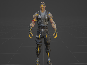 Backbone - Fortnite 3D मॉडल